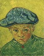 Vincent Van Gogh Portrait of Camille Roulin painting